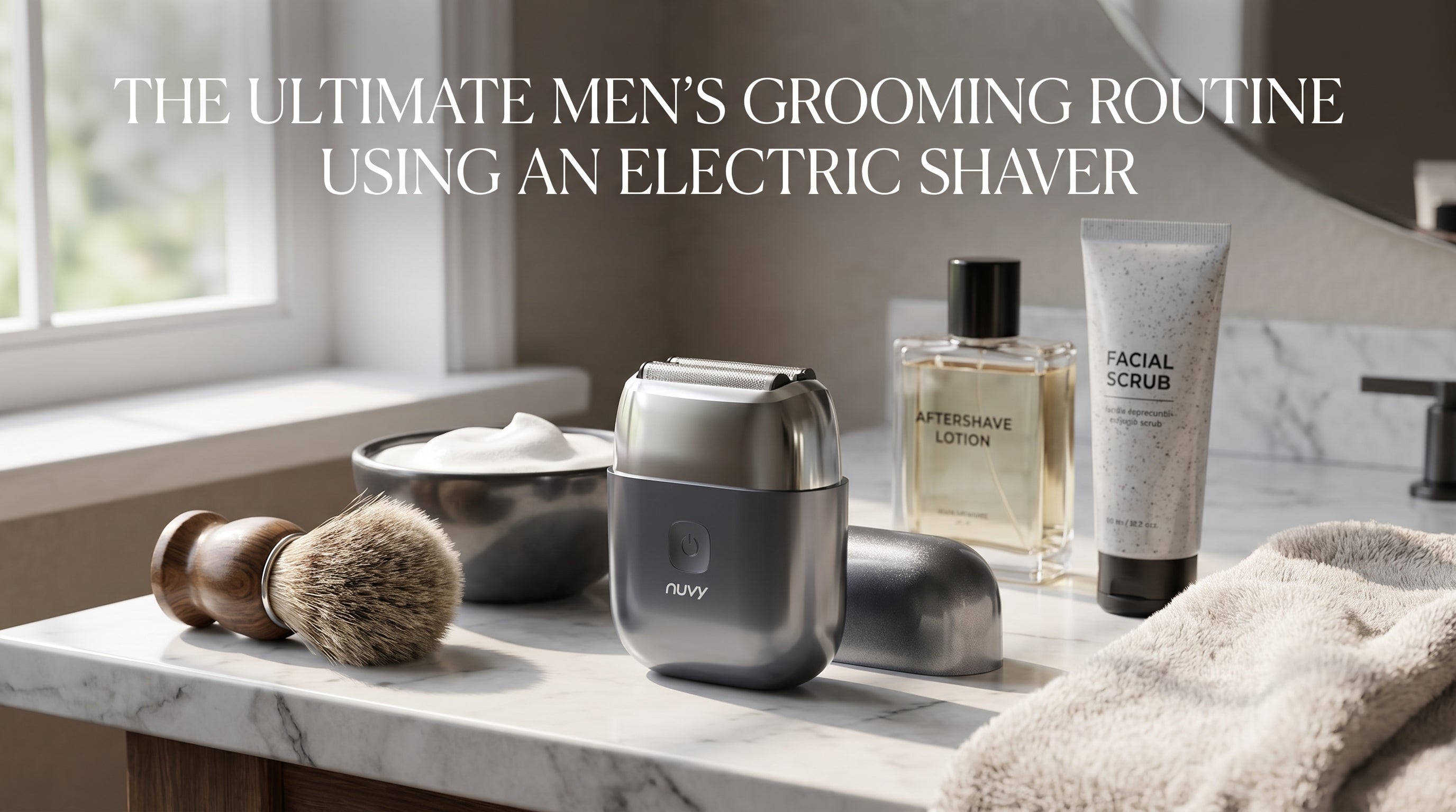 The Ultimate Men's Grooming Routine Using an Electric Shaver