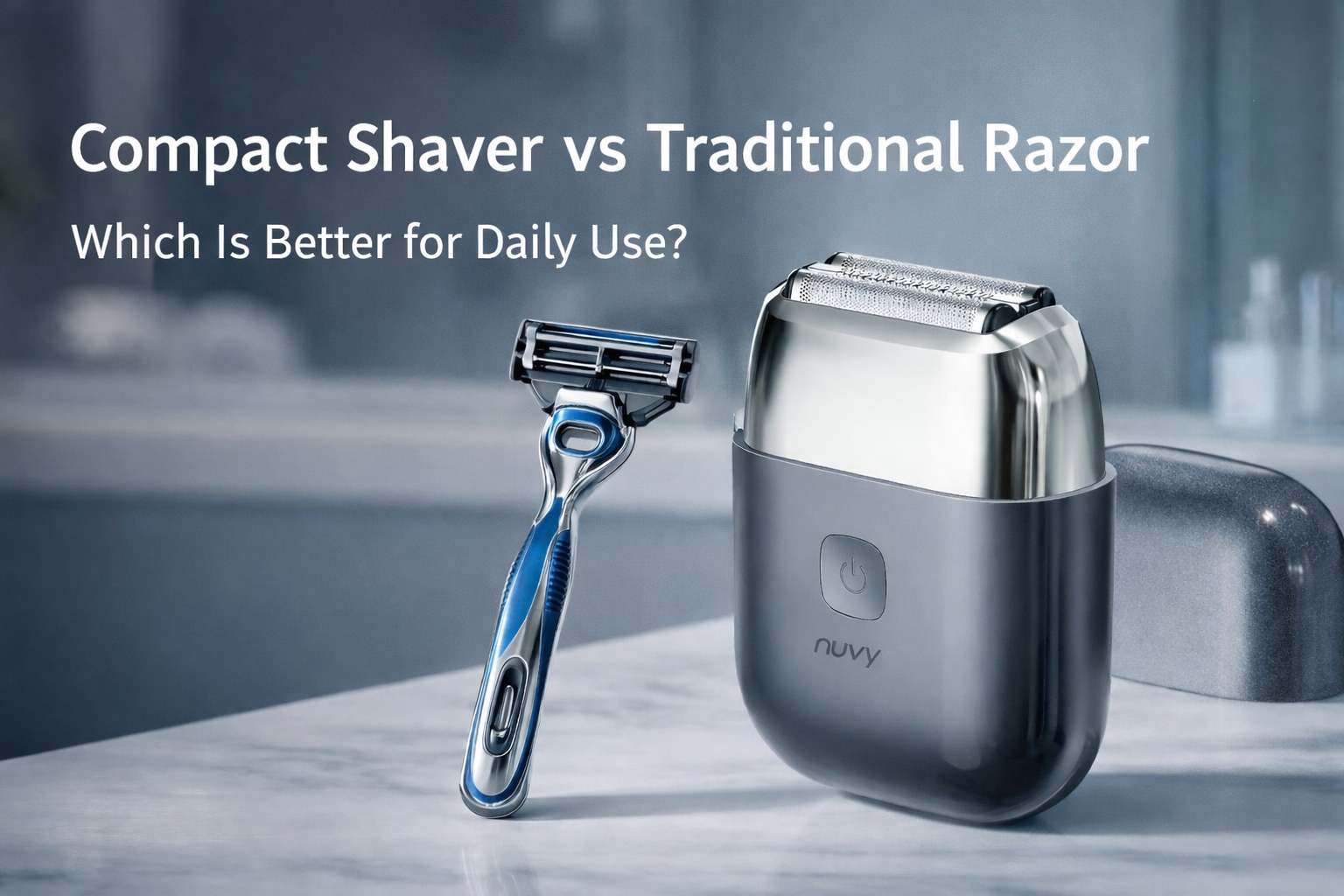 Compact Shaver vs Traditional Razor: Which Is Better for Daily Use? - NuvyCare
