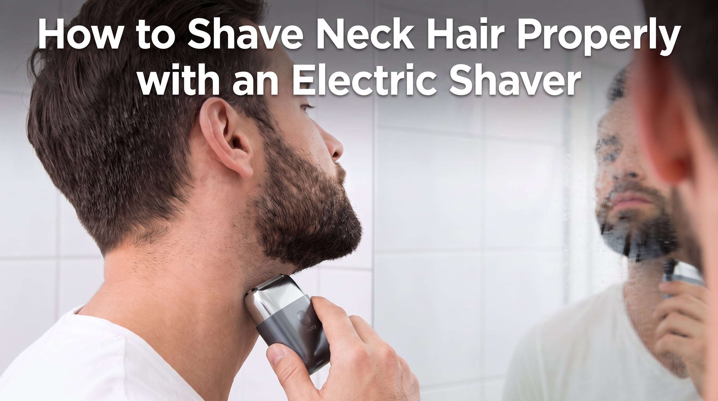 How to Shave Neck Hair Properly with an Electric Shaver