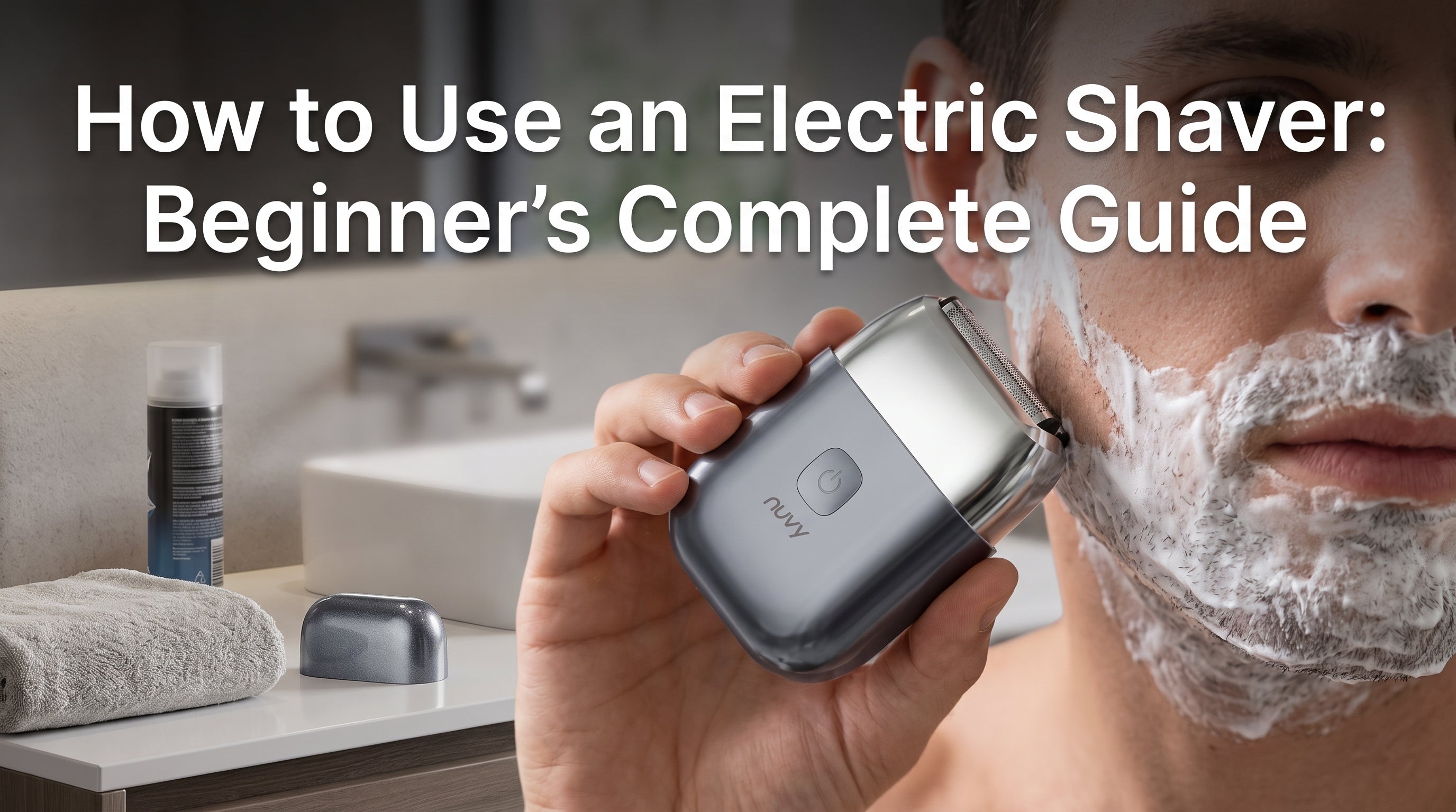 How to Use an Electric Shaver: Beginner's Complete Guide