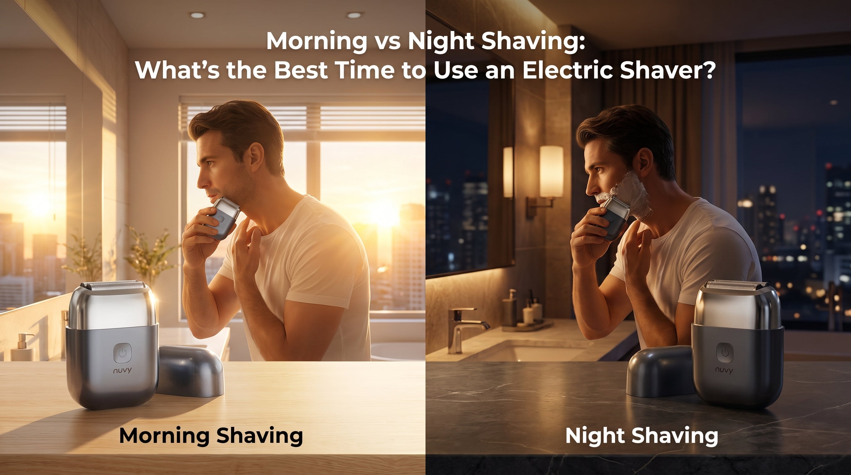 Morning vs Night Shaving: What's the Best Time to Use an Electric Shaver?